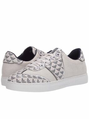 Emporio Armani Woman Sneaker Grey And Silver emporio armani Sneaker NWB Size:9